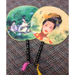 Oriental Fans Silk Beauty Chinese Fans Case Pack 48